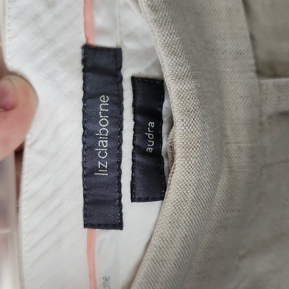 Audra Linen/Cotton Blend Pants by Liz Claiborne size 10 - Picture 5 of 8